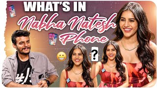 Whats In Nabha Natesh Phone  Nabha Natesh Latest Interview By Anchor Dhanush  ThaGGeDhe Le [upl. by Happ49]