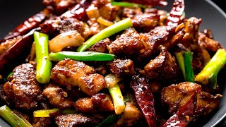 Easy Spicy Szechuan Chicken that you can make at home [upl. by Halsey]