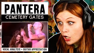 Vocal Coach 1st Reaction to PANTERA  “CEMETERY GATES” [upl. by Segal]