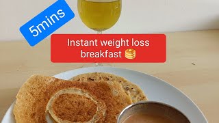 5mins Instant Oats Dosa  Healthy weight loss breakfast Diabetes friendly Dosa [upl. by Sharity]