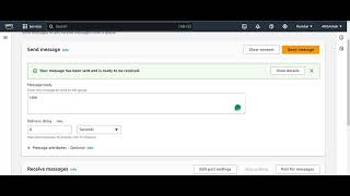 AWS Cloud SQS message in Flight Mode vs Visibility Timeout Demo [upl. by Ecnarolf]