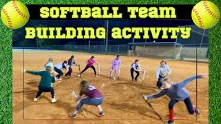 Softball Team Building Fun Activity 🥎 Bat Balancing Game [upl. by Galer]