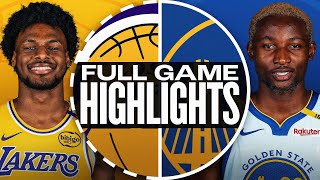 LAKERS at WARRIORS  NBA PRESEASON FULL GAME HIGHLIGHTS  October 18 2024 [upl. by Alake39]