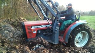 New Holland 3566 dt extreme hard conditions parte 1 [upl. by Whitebook]