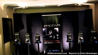 Emotiva Pro Airmotiv Loudspeakers RMAF 2011mp4 [upl. by Calder]