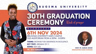 30TH GRADUATION CEREMONY  PR IDA KEMUNTO  WEEK OF PRAYER  06TH NOVEMBER 2024 DAY 4 [upl. by Tsenre]