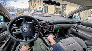 1999 Volkswagen Passat B5  19 TDI 90HP  POV Test Drive [upl. by Macfarlane]