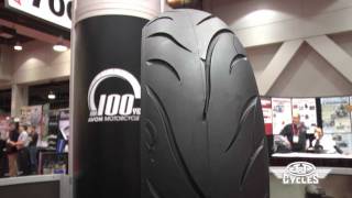 Avon Cobra AV71 front  AV72 rear Whitewall Motorcycle Tire • JPCYCLESCOM [upl. by Atin76]