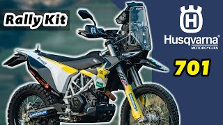 New Husqvarna 701 RALLY KIT Bike Build [upl. by Mauretta944]