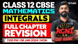 Class 12 CBSE  Maths  Integrals  Full Chapter Revision  Xylem CBSE 11 amp 12 [upl. by Cassius]