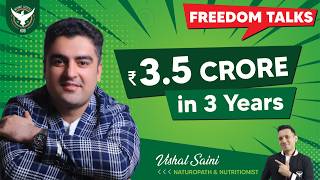 Naturopath amp Nutritionist Vishal Saini achieves ₹35 Crore in 3 years [upl. by Aicilihp]