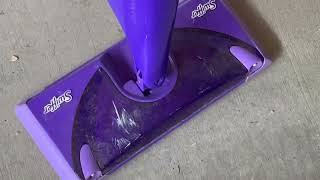 Swiffer WetJet Mop Starter Kit Quick Review [upl. by Aynatan643]