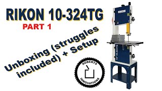 Rikon 10324TG 14quot Resaw Bandsaw Unboxing and Setup 1200 BANDSAW [upl. by Bowrah232]