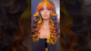 2x6 HD Lace Closure Wig  Fall Hair Colors Are Vibrant wigs halloween anime cosplay hair [upl. by Nwahsid]