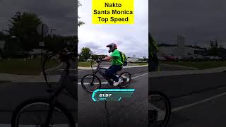 Nakto Santa Monica Ebike Top Speed Test NAKTOEBIKES [upl. by Eberhart]