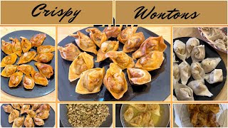 Fried Wonton Recipe  Chicken Wonton [upl. by Annaierb850]