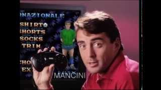 Spot Sega  1991  Roberto Mancini Gigi Lentini Walter Zenga Jerry Calà [upl. by Wilton632]