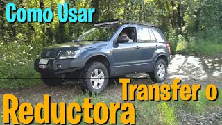 Como Utilizar la reductora o transfer Suzuki Grand vitara JT off Road✅ [upl. by Arva]