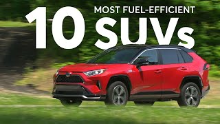 10 Most Fuel Efficient SUVs  Consumer Reports [upl. by Baras12]