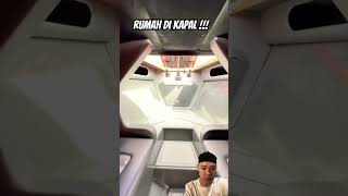 Rumah di kapal boat powerboat automobile proboat boatlife powerboating boating lakelife [upl. by Neale]