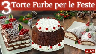 TORTE FURBE PER LE FESTE 3 Idee Facili in Diretta  Fatto in Casa da Benedetta [upl. by Ielarol]