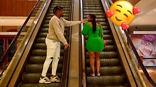 GRABBING STRANGERS CHEEKS ON THE ESCALATOR [upl. by Ailin465]