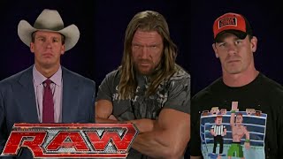 Triple H John Cena amp JBL Backstage Promos Before Backlash RAW Apr 212008 [upl. by Sanjay347]