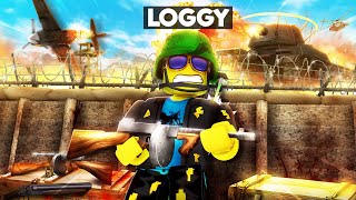 LOGGY BUILT THE MOST POWERFUL MILITARY BASE TO BREAK ROBLOX [upl. by Anelrahc901]