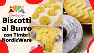 RICETTA DEI Migliori Biscotti al burro con TIMBRI NORDICWARE [upl. by Markland]