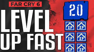 Far Cry 6 HOW TO LEVEL UP FAST Guide  How to Farm XP – Guerrilla Experience [upl. by Akived]