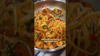 Spaghettis aux crevettes la version moins rapide est disponible sur YouTube vidéo [upl. by Jodoin]