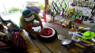 How to install whitewall tire portawalls  Hot Rod and Vintage VW mods [upl. by Eirameinna]