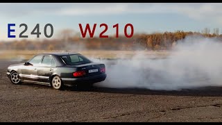 Mercedes Benz W210 E240 burnout [upl. by Merth]