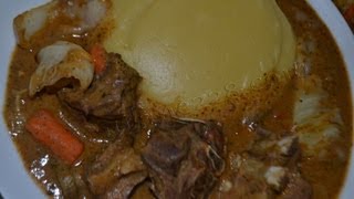 Sauce arachide mafé amp fufu cuisine togolaise [upl. by Yboc577]