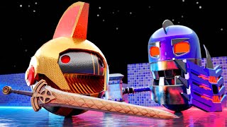 ROBOT PACMAN VS ROBOT PACMAN  3D animation [upl. by Phippen]