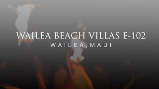 Wailea Beach Villas E 102  Wailea Maui  MLS [upl. by Avilys]