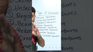 SP  8 Important Points Of Types of Debentures  Class 12th  HSC Board youtubeshort education [upl. by Bordiuk]