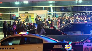 One Dallas PD officer dead two others shot  Officers line up outside North Texas hospital [upl. by Elraet]