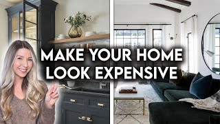 10 WAYS TO MAKE YOUR HOME LOOK EXPENSIVE  DESIGN HACKS [upl. by Ahsirak]