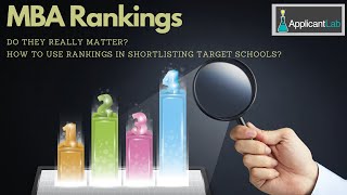 MBA Rankings  Do They Really Matter How to use Rankings in School Selection [upl. by Habas]