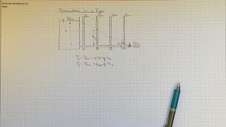 Piezometer Tubes on a Pipe [upl. by Cath]