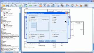 Median Test  SPSS part 4 [upl. by Anilram]