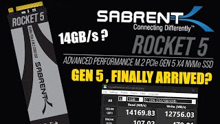 Sabrent Rocket 5 Gen5 14GBs SSD Revealed  CES 2024 [upl. by Haroldson534]