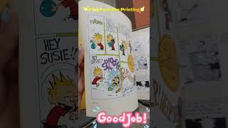 Todays video Big Size amp Thick Hardcover Comic Book we printed [upl. by Haletta359]