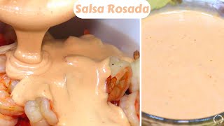 Como Hacer quotSalsa Rosadaquot  How to Make quotSalsa Rosadaquot Pink Sauce [upl. by Anirak]