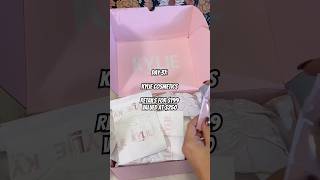 Kylie Cosmetics advent calendar🩷 kyliejenner kyliecosmetics unboxing haul adventcalendar [upl. by Adey]