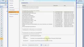 Habilitar Complementos en Excel 2007 [upl. by Youlton]