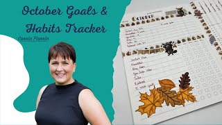 October Goals amp Habits Tracker Setup [upl. by Gentes]