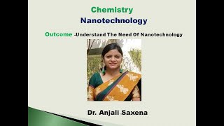 Nanotechnology By Dr Anjali Ssaxena [upl. by Kafka]