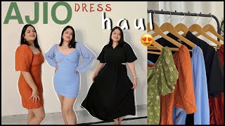 AJIO starting at ₹315 only DRESS HAUL• Bodycon Aline Cut Out👗 Trendiest dresses from AJIO [upl. by Iclehc]